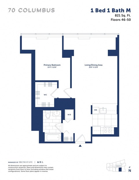 this is a floor plan of a bedroom apartment